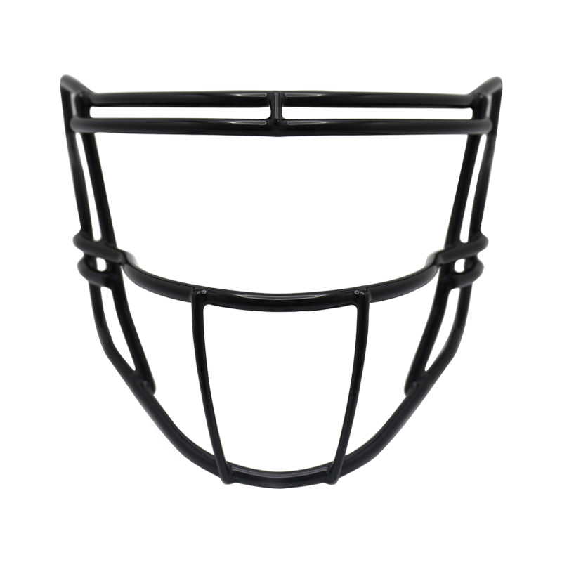 Cască de fotbal de fier neagră cu acoperire din PVC – Protecție durabilă pentru sportivi
