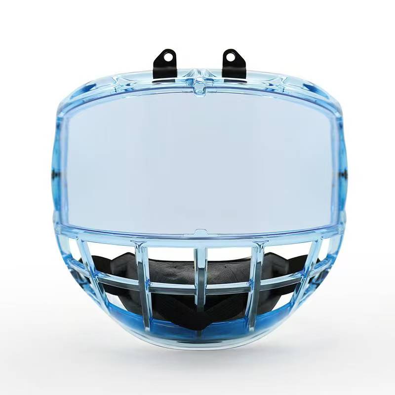 Cușcă pentru hochei pe gheață Premium Ice Blue Junior XS pentru căști de hochei pe gheață