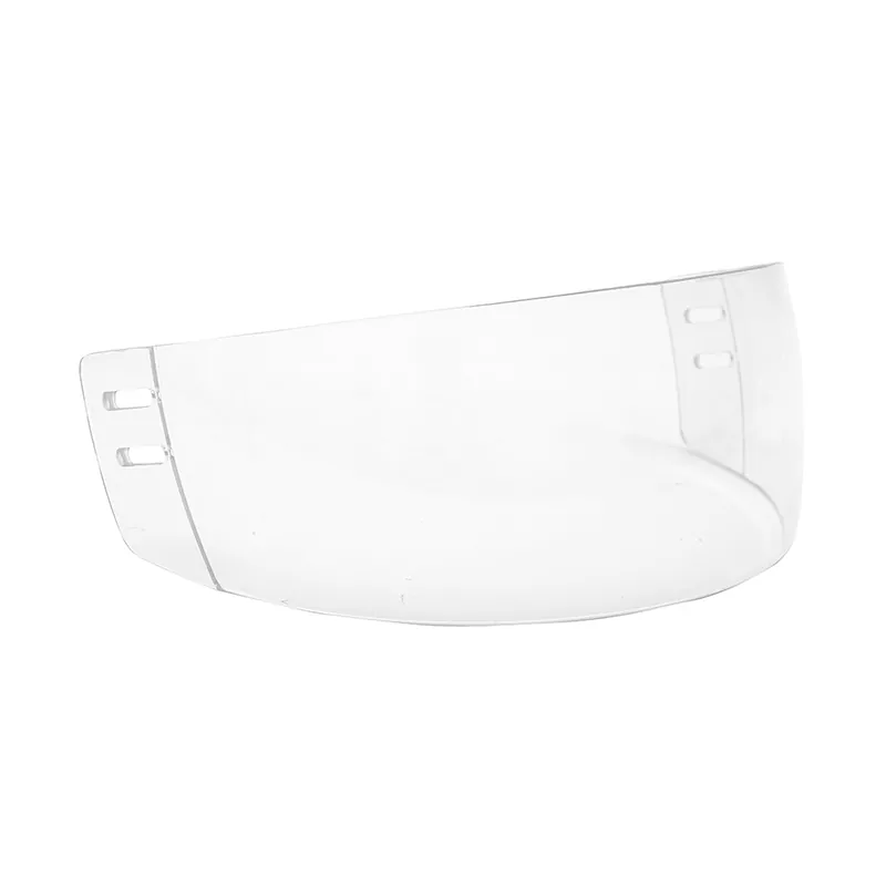 Vizor transparent pentru hochei turnat prin injecție